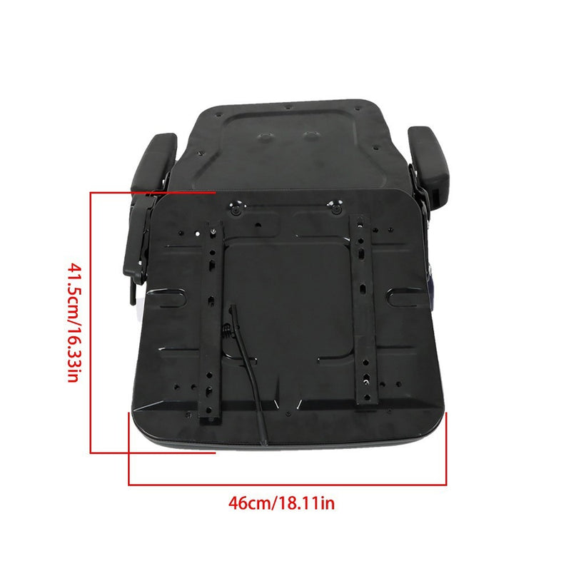 DURAFORCE Universal Tractor Forklift Excavator Suspension Seat with Adjustable Backrest