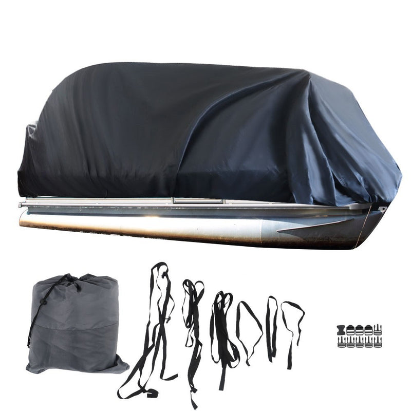 DURAFORCE Waterproof Boat Cover for Trailerable Pontoon 21-24FT 780x400 Fabric