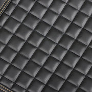 DURAFORCE Front & Rear Diamond Stitch Seat Covers for E-Z-GO Medalist/TXT 94-13 Black