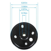 DURAFORCE 2× Rear Brake Hub Drum for EZGO Golf Cart Electric 82+ Gas 82-93