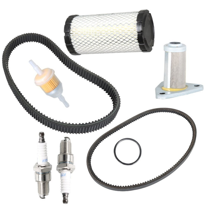 DURAFORCE E-Z-GO TXT/ST 350 Golf Cart Oil Filter & Starter Belt Tune-Up Kit (96+)