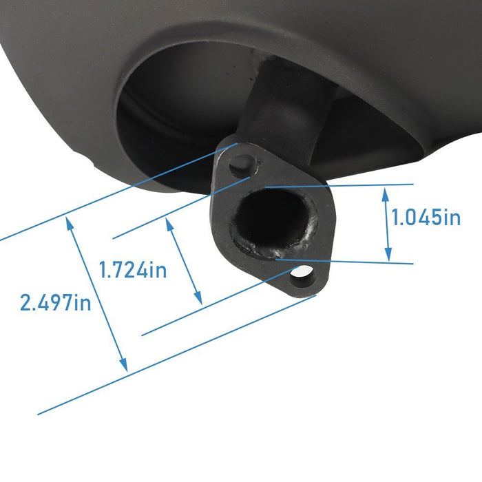 DURAFORCE Muffler Exhaust Assembly for 1996-2007 Yamaha Gas Golf Cart G16-G22