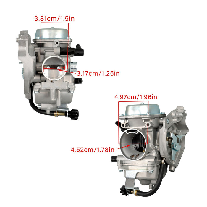 DURAFORCE Kawasaki KEF300A KEF300B Carburetor Kit 15003-1745 1995-2003 Fit Carburetor
