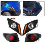 DURAFORCE 2017+ Yamaha Drive2 LED Deluxe Street Legal Golf Cart Light Kit Set