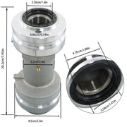 DURAFORCE Rear Axle Bearing Housing Carrier Hub for Polaris Scrambler 500 1998-2004