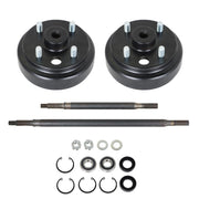 DURAFORCE EZGO Rear Axle & Brake Hub Drum Kit for Electric & Gas 1982-93 Models