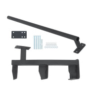 DURAFORCE Black Universal 3-Step Bass Boat Trailer Steps Heavy-Duty with Handle