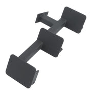 DURAFORCE Black Universal 3-Step Bass Boat Trailer Steps Heavy-Duty with Handle