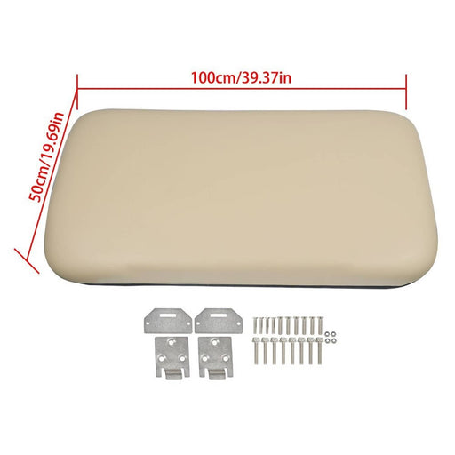 DURAFORCE Tan Front Seat Bottom for E-Z-GO Medalist TXT 1994-2013 Golf Cart with Hardware
