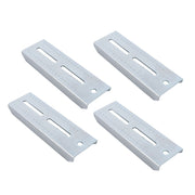 DURAFORCE (4) 8" Galvanized Swivel Top Bunk Brackets w/ Hardware for 2x3 Boat Trailer
