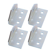 DURAFORCE (4) 8" Galvanized Swivel Top Bunk Brackets w/ Hardware for 2x3 Boat Trailer