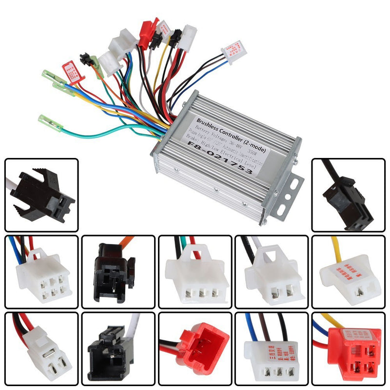 DURAFORCE 36V/48V 350W DC Motor Speed Controller for Electric Bicycle E-bike Brushless