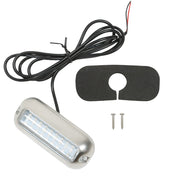 DURAFORCE 2X Blue LED Underwater Boat Lights Stainless Steel Marine Pontoon Transom