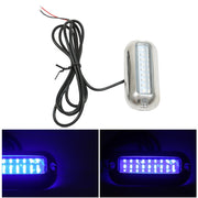 DURAFORCE Blue 27 LED Stainless Marine Boat Transom Underwater Light for Pontoon 1PC