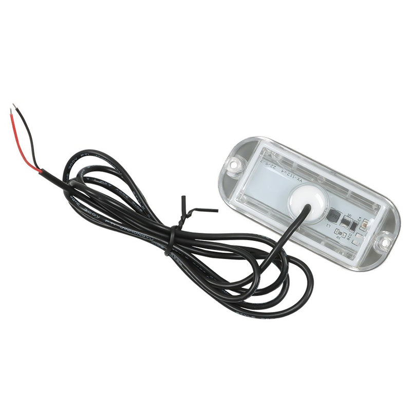 DURAFORCE Blue 27 LED Stainless Marine Boat Transom Underwater Light for Pontoon 1PC