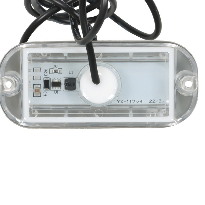 DURAFORCE Blue 27 LED Stainless Marine Boat Transom Underwater Light for Pontoon 1PC