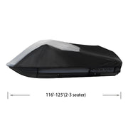 DURAFORCE Heavy Duty Waterproof 420D Jet Ski PWC Cover 116"-125" Trailerable Marine Grade
