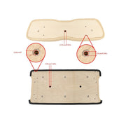DURAFORCE Beige Front Seat Cushion Set for Club Car DS 2000.5-Up Golf Cart