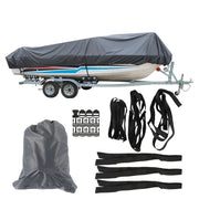 DURAFORCE Heavy Duty US Boat Cover 3-Layer Waterproof Cotton Lining 14-16ft 90