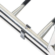 DURAFORCE (2 & 3 Step) Durable 304 Stainless Steel Folding Ship Ladder - Sturdy Marine Use