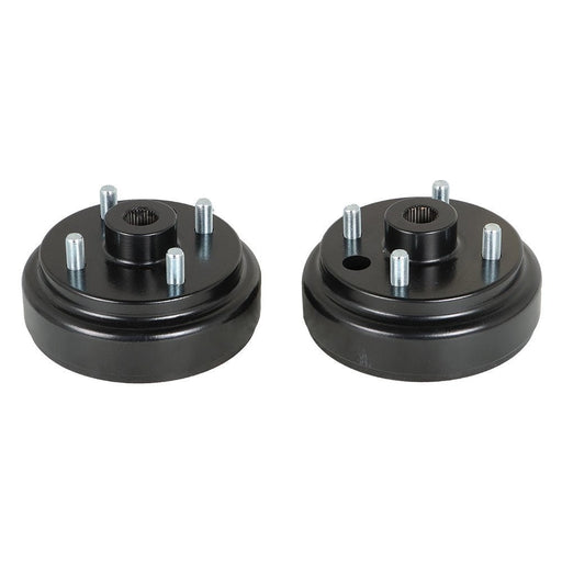 DURAFORCE 2pcs EZGO RXV Rear Wheel Brake Hub Drum 30 Teeth Gas 4-Cycle Golf Cart 1991+