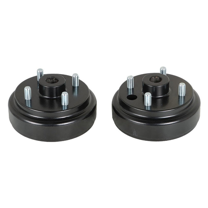 DURAFORCE 2pcs EZGO RXV Rear Wheel Brake Hub Drum 30 Teeth Gas 4-Cycle Golf Cart 1991+