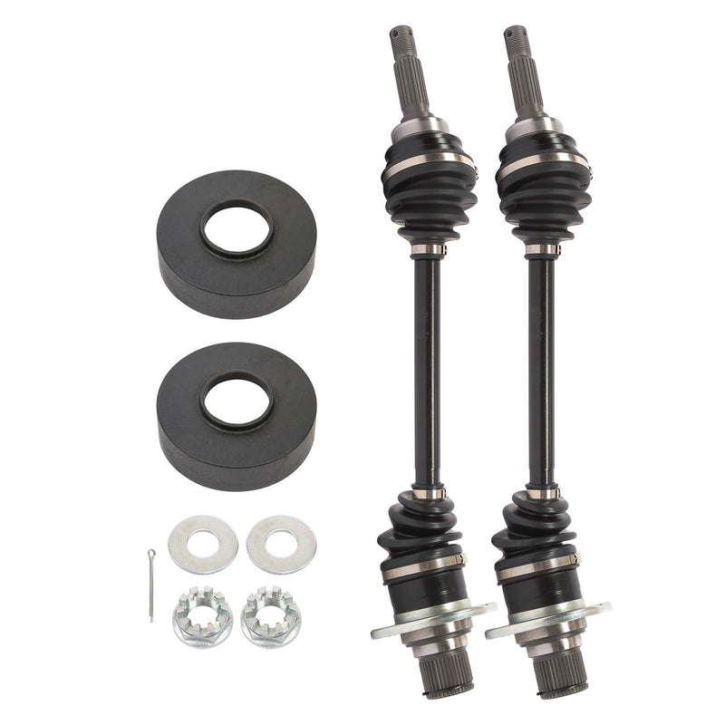 DURAFORCE Rear Left & Right CV Axles Drive Shaft for Suzuki King Quad 450-750 2009-2020