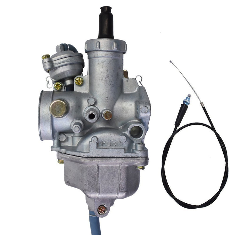 DURAFORCE Carburetor w/ Throttle Cable for Honda Recon 250 TRX250 TRX250TM TRX250TE 2x4 ES