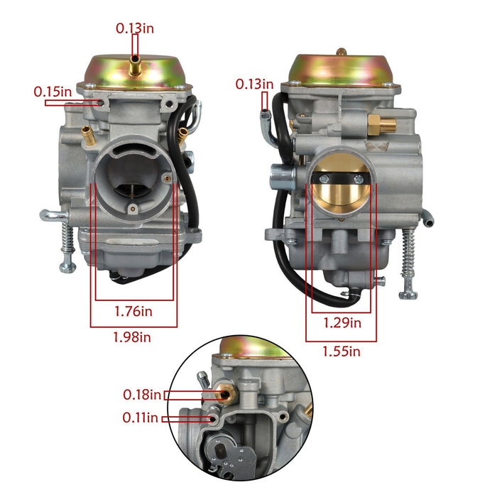 DURAFORCE Fuel Pump for Polaris Magnum 500 1999-2003 Big Boss 500 1998-2002 Carburetor