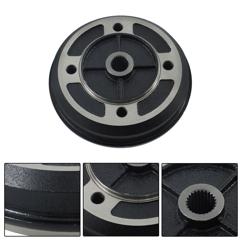 DURAFORCE Rear Brake Drum Hub for Kawasaki Mule 2510/2500/2010 41038-1226 ATV