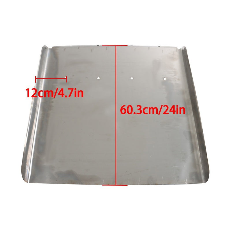DURAFORCE Heavy Duty 24" x 24" Stainless Steel Quarter Fender Pair for Freight Trucks