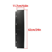 DURAFORCE Heavy Duty 24" x 24" Stainless Steel Quarter Fender Pair for Freight Trucks