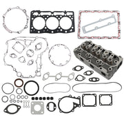 DURAFORCE Kubota D1105 Engine Cylinder Head & Full Gasket Kit Complete Excavator Parts