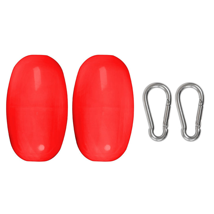 DURAFORCE 2-Pack Red Folding 1.5KG Grapnel Boat Kayak Marine Anchor Set