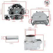 DURAFORCE Honda TRX500 Cylinder Head Rebuild Kit ATV 2012-2019 Fit Replacement