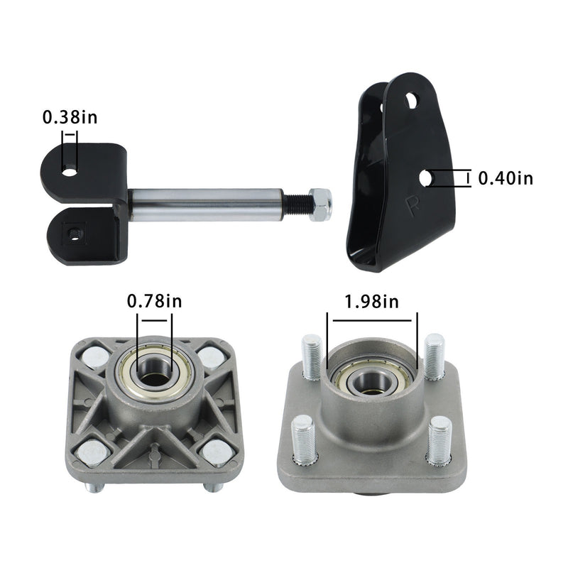 DURAFORCE Club Car Precedent 2004+ Front End Repair Bushing Kit 102287201