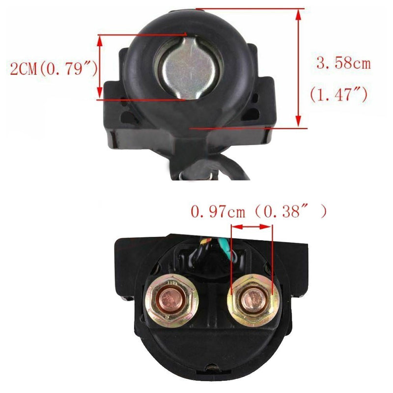 DURAFORCE Starter Solenoid Relay for Honda Fourtrax TRX 300 2x4 4x4 1988-2000