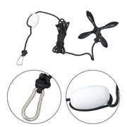 DURAFORCE 2-Pack Folding Grapnel Boat Kayak Anchors 1.5KG Marine Black Set