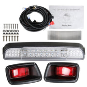 DURAFORCE EZGO TXT 1996+ Golf Cart LED Taillight Bar Kit with Brackets & Harness