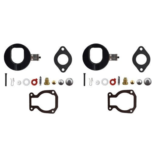 DURAFORCE 2× Carburetor Carb Kit w/ Float for Johnson Evinrude 4-15HP #398453