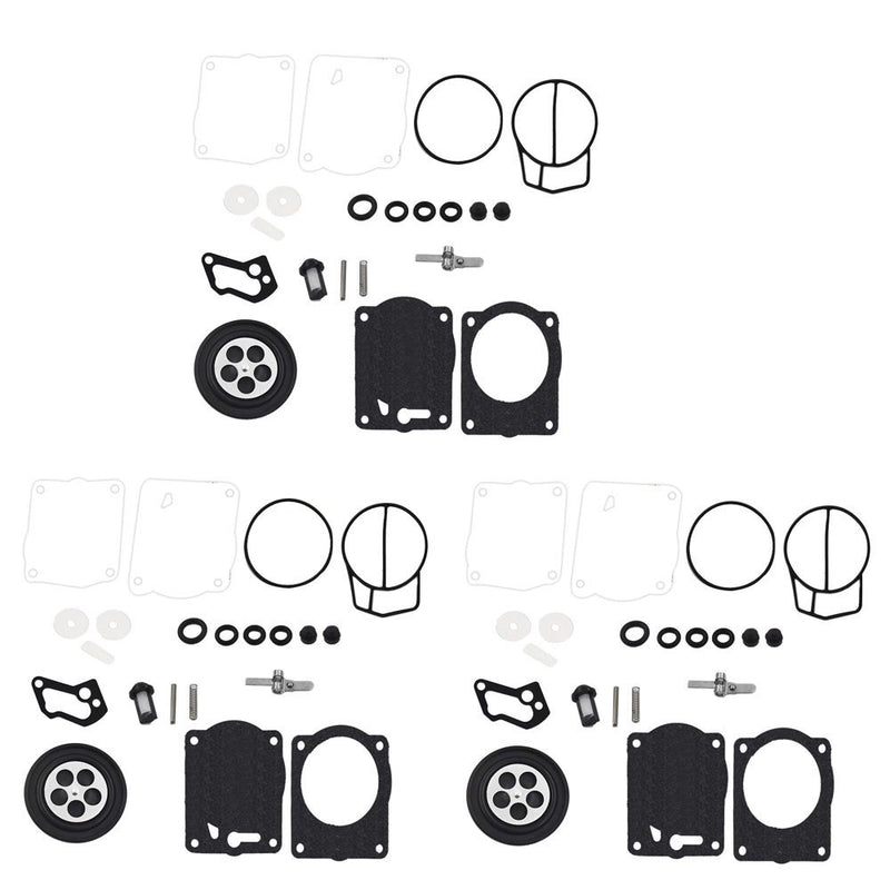 DURAFORCE Triple Carb Rebuild Kit for Yamaha XLT 1200 GP1200R GPR1200 XL1200 XLT1200