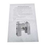 DURAFORCE Jack Plate Outboard JPL4400 Adjustable 4" Boat Motor Mount Plate