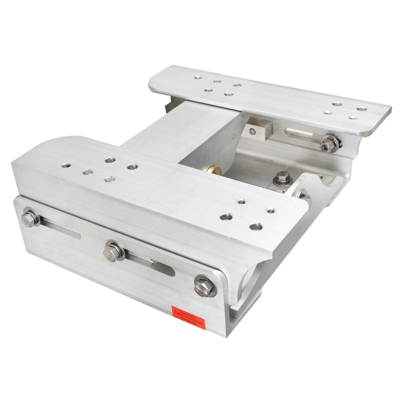 DURAFORCE Adjustable 6" Outboard Boat Plate JPL4500 High Strength Polished Aluminum
