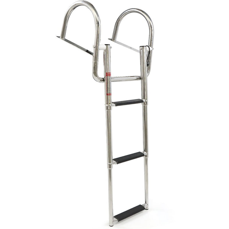 DURAFORCE Marine Yacht 3-Step Stainless Steel Ladder with Handrails - Durable & Safe