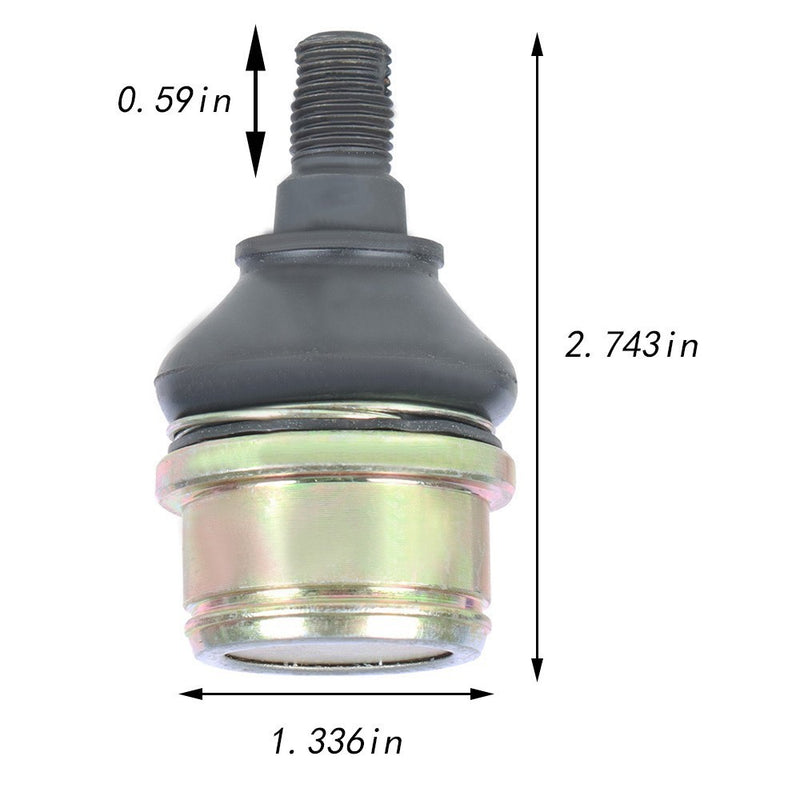 DURAFORCE Brand New 4 Ball Joints Replacement for Yamaha 5FU-F3549-00-00 37S-23549-00-00