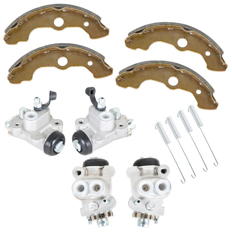 DURAFORCE Honda Foreman 450 TRX450 Brake Wheel Cylinders + Shoes + Spring 4x Set