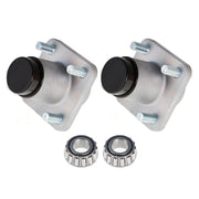 DURAFORCE 2pcs Front Wheel Hub Kit Bearings Seals for Club Car DS Golf Cart 1982-02