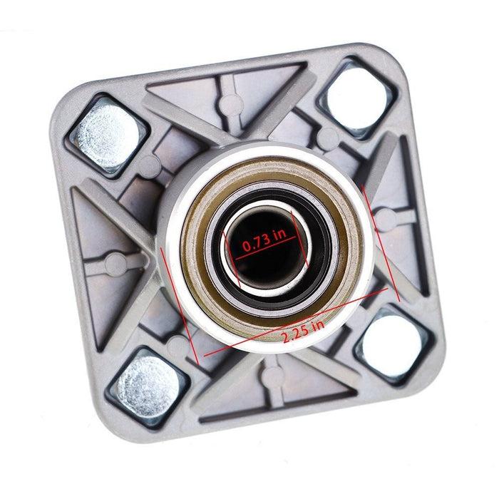 DURAFORCE 2pcs Front Wheel Hub Kit Bearings Seals for Club Car DS Golf Cart 1982-02