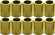 DURAFORCE Brass Hose Ferrule 1/4" ID Air & Water 10-Pack 7326 Durable Connector