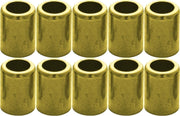 DURAFORCE Brass Hose Ferrule 3/8" ID Air & Water 10-Pack 1.000" L x .625" P